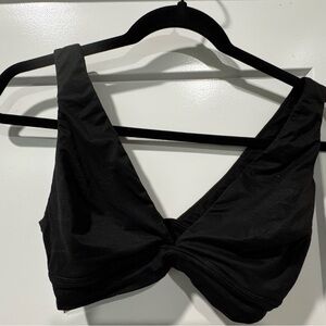 Victoria's Secret Black Lace Bra with Plunging V-Neck